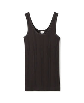 コットンランダムリブ タンクトップ