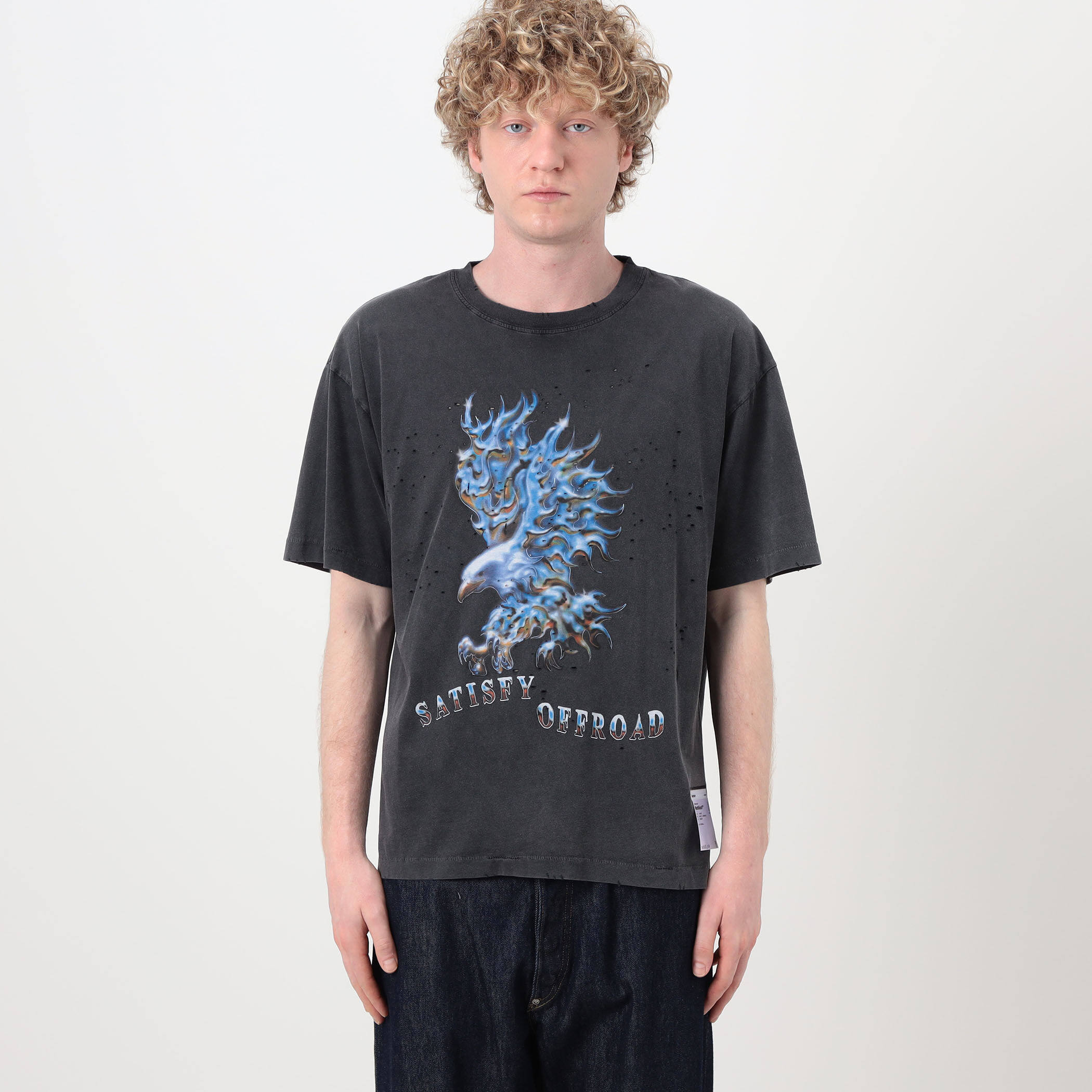 ドゥーズィエムクラス★プリントTシャツ★ネイビー★新品タグ付き Deuxieme Classe（ドゥーズィエムクラス） tシャツ DARJEELING Tシャツ
