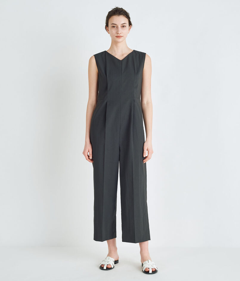 プリペラストレッチ タックオールインワン｜トゥモローランド 公式通販 