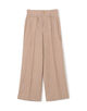 コットンリネンスラブ ポケットワイドパンツ