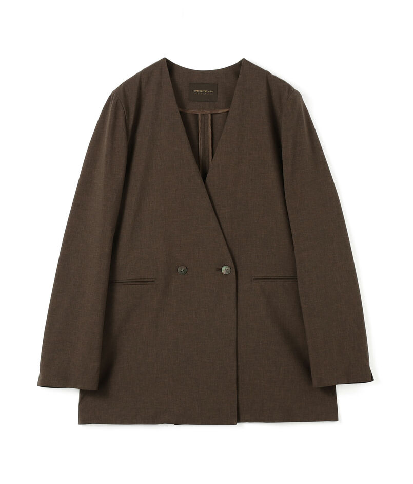 エクストラファインポリエステルトロピカル Vカラージャケット