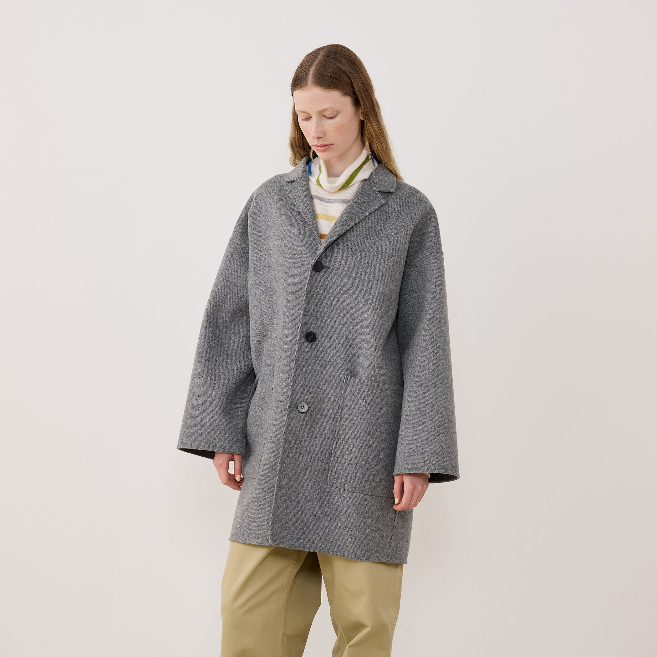 【新品】特別値下げ！半額！定価8.8万円　イーリーキシモト　コート ウールダブルフェイス キモノスリーブコート｜トゥモローランド 公式通販