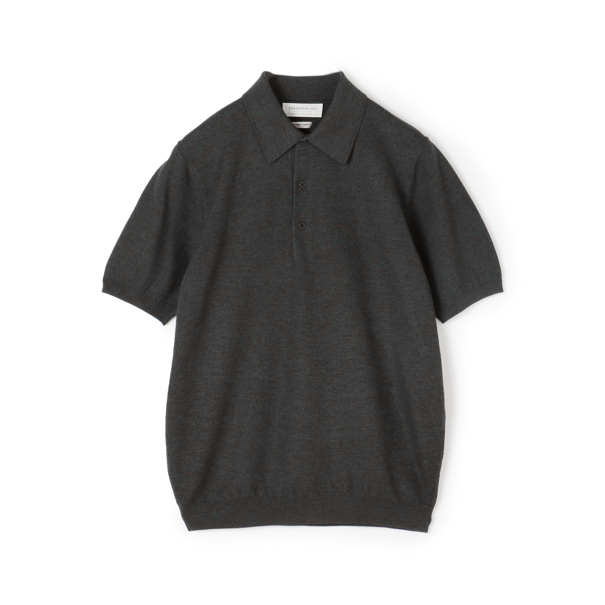 クールな価格でホットなピック TOMORROWLAND tricot シルクコットン ニットポロシャツ トップス