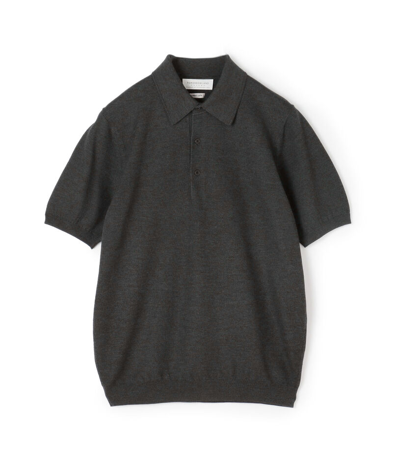 TOMORROWLAND tricot シルクコットン ニットポロシャツ