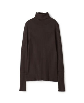 ウールリブ タートルネックプルオーバー