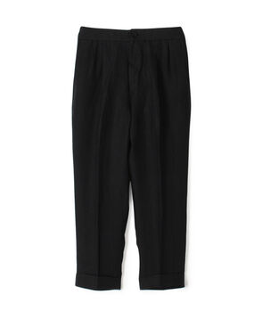 リネン バックベルト ペグトップスラックス SOLBIATI