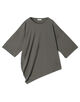 TOMORROWLAND .B コットンテンセル アシンメトリックTシャツ