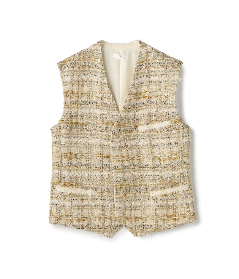 GOLD TWEED ショートジレ