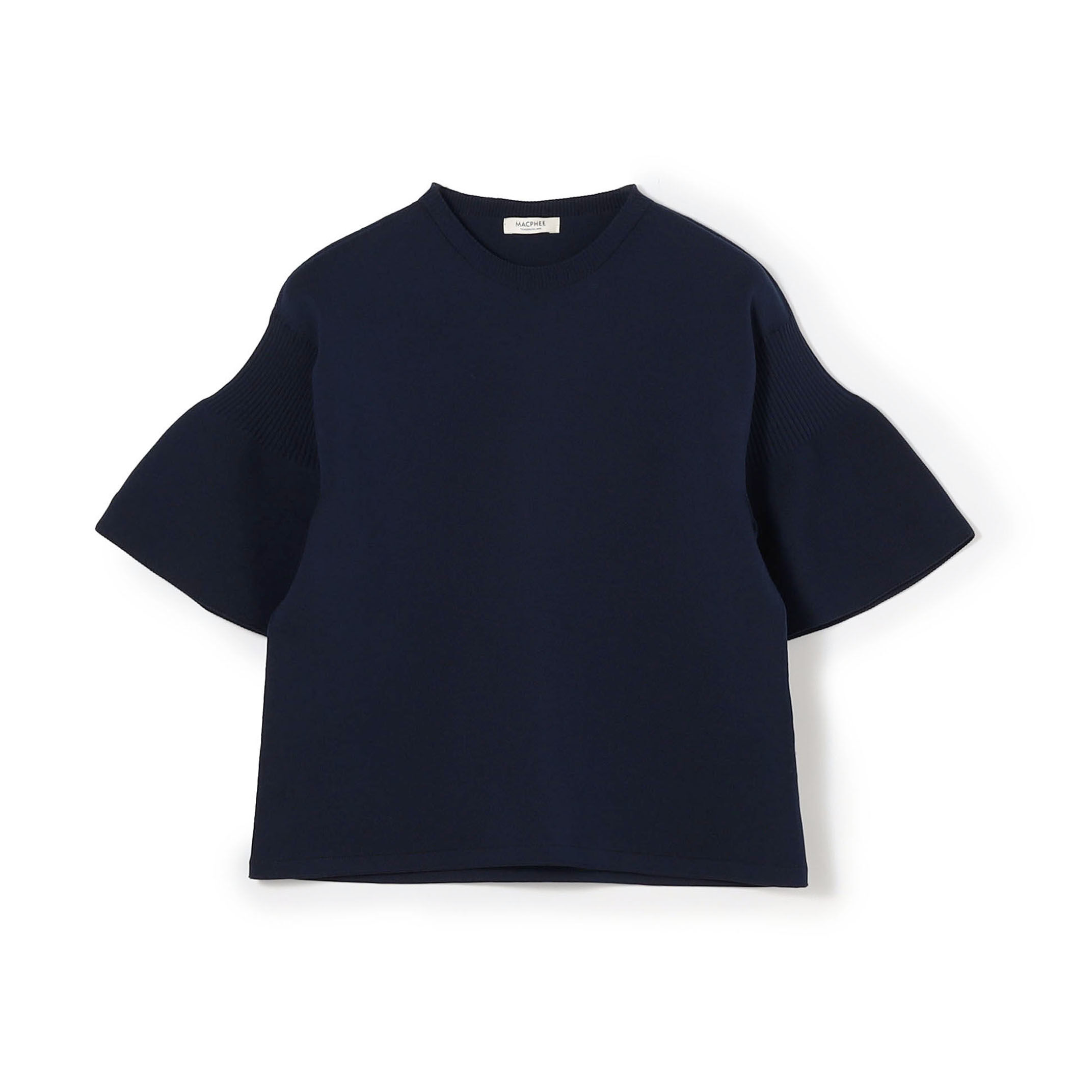 WEB先行予約】フォームニット ベルスリーブプルオーバー