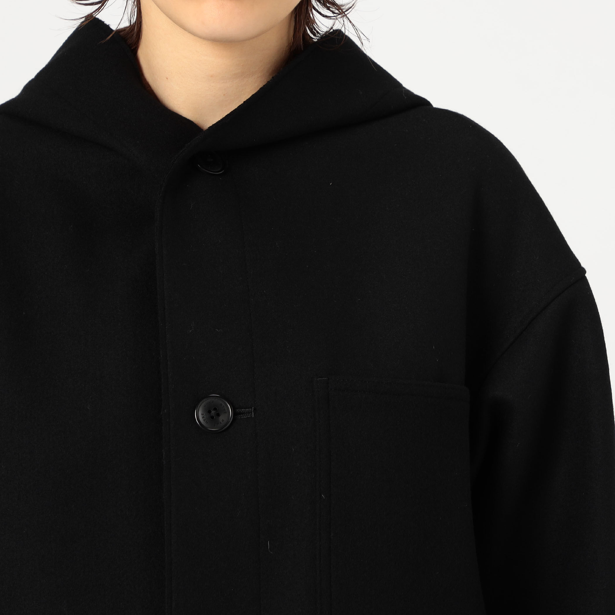 HYKE MELTON HOODED COAT｜トゥモローランド 公式サイト