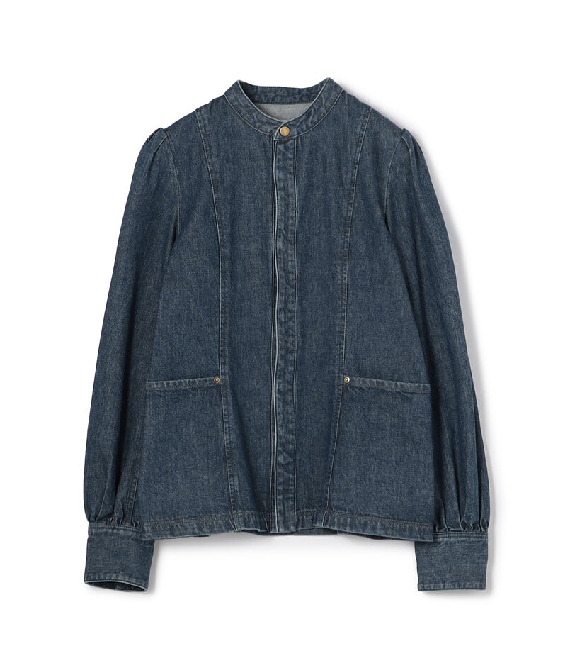 ライトウェイトデニム パフスリーブブルゾン