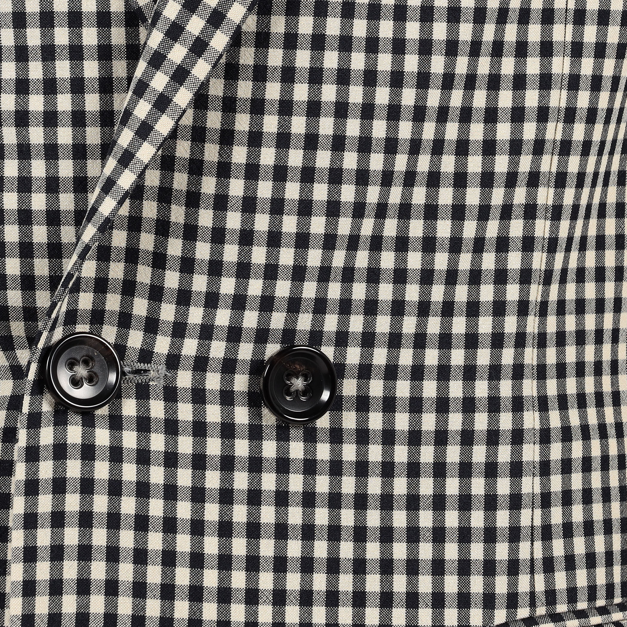 TOMORROWLAND PILGRIM シルクカシミア ギンガムチェック ダブルブレス