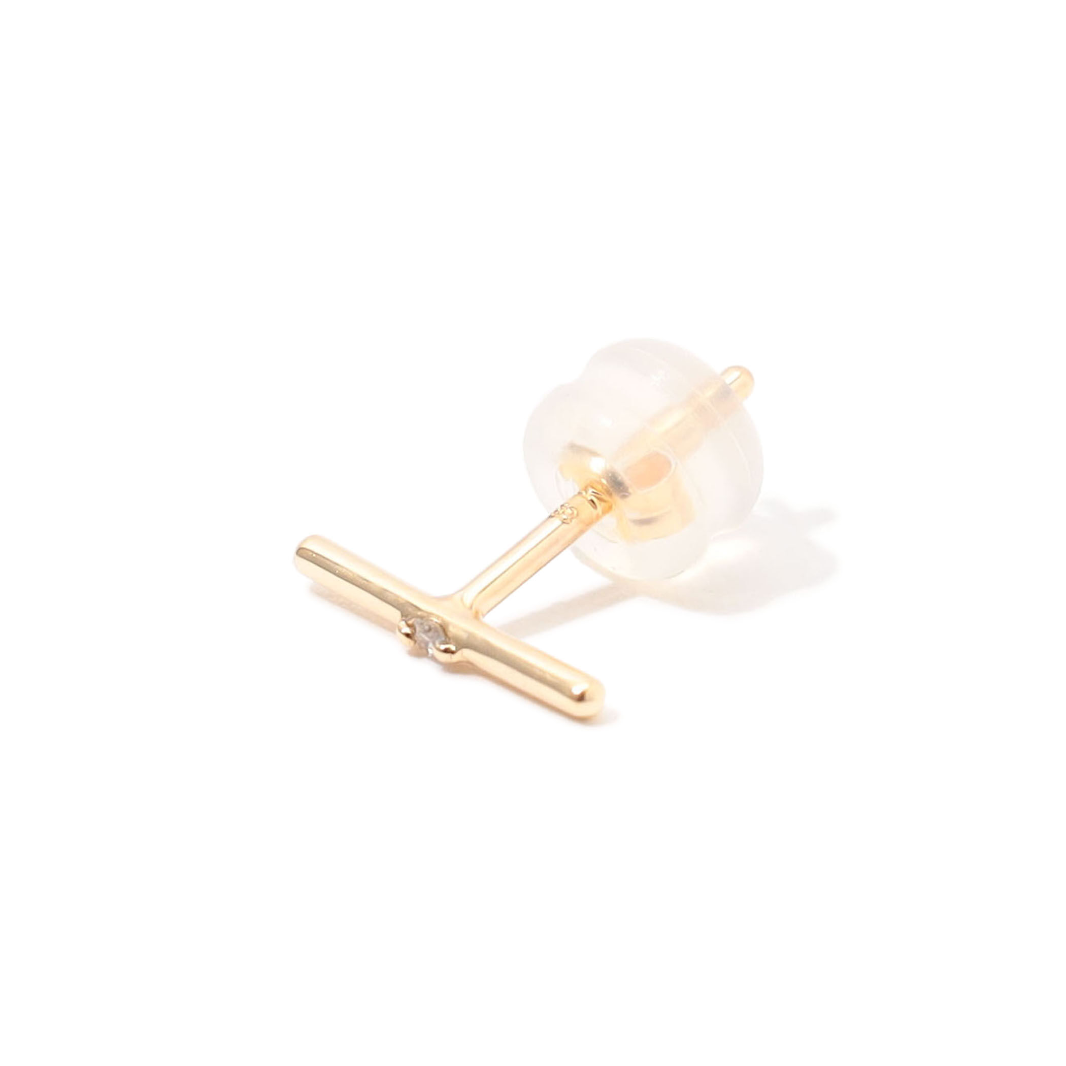 ラウンド用品・アクセサリー hiro K18 CASCADE ダイヤモンド スタッド ピアス