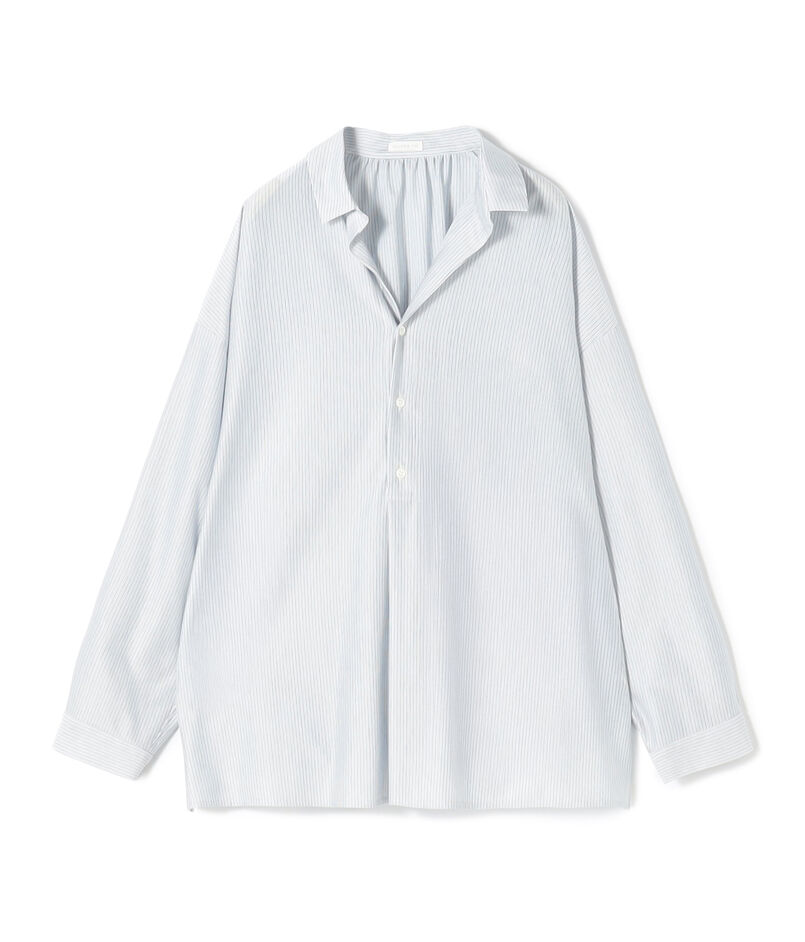 【WEB先行予約】シルキーコットン スキッパーブラウス