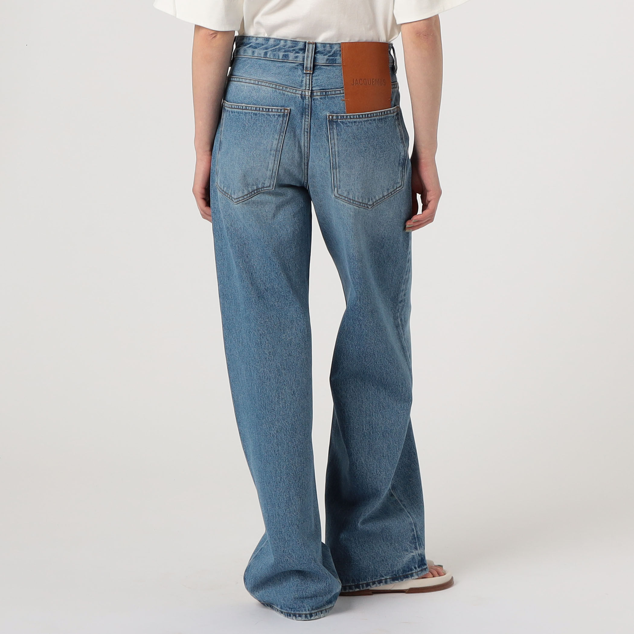 □JACQUEMUS LE DE-NIMES LARGE コットン デニムパンツ