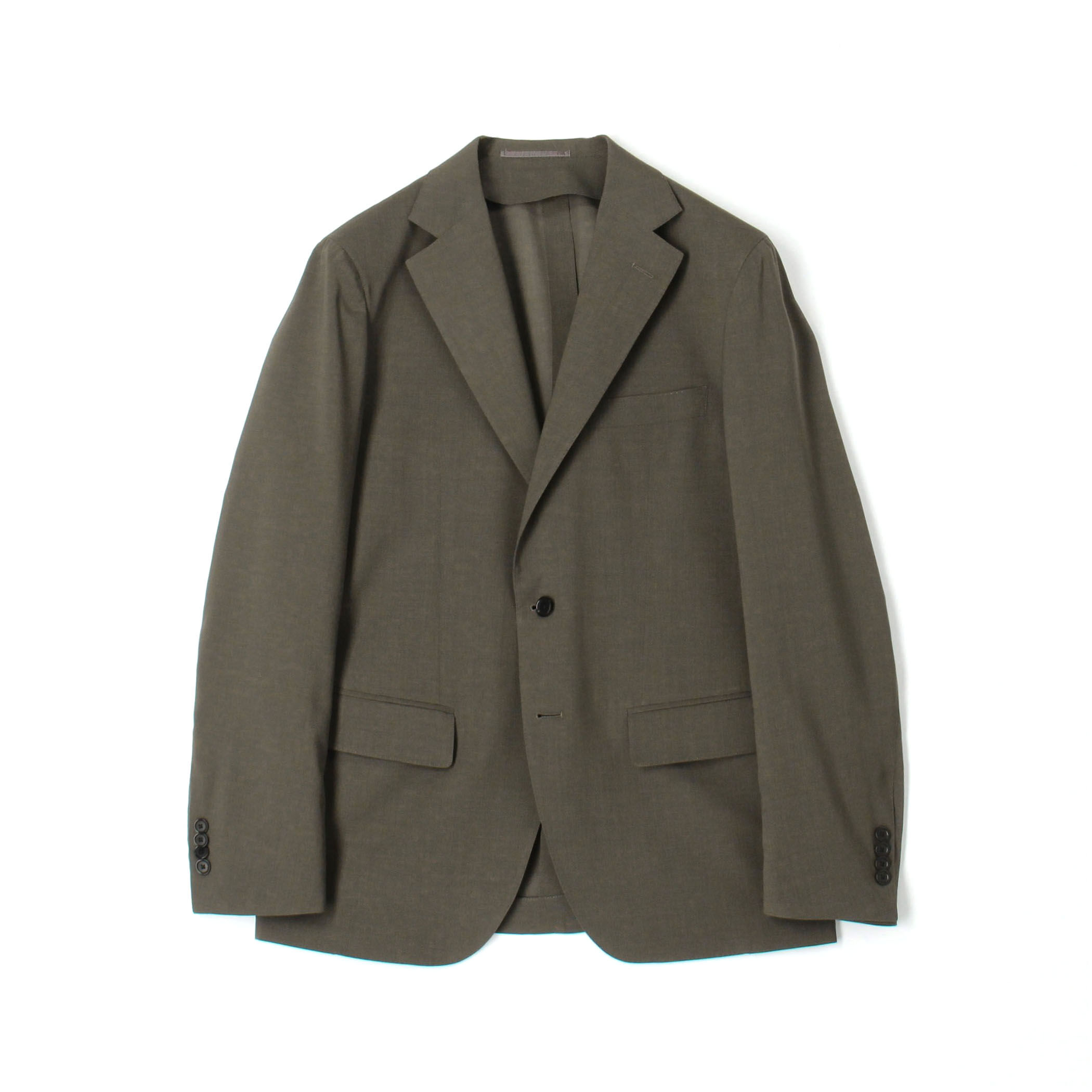 □Super120'sウールポリエステル シングルブレステッド2B