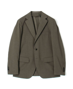■Super120'sウールポリエステル シングルブレステッド2Bジャケット