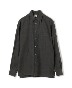 80リネン レギュラーカラーシャツ