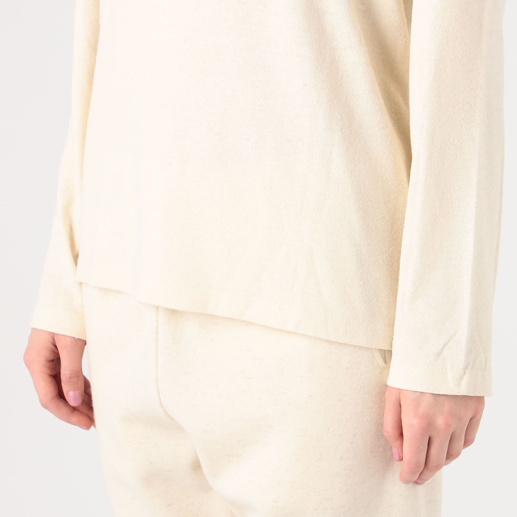 BASERANGE SILK LONG SLEEVE TOP｜トゥモローランド 公式通販