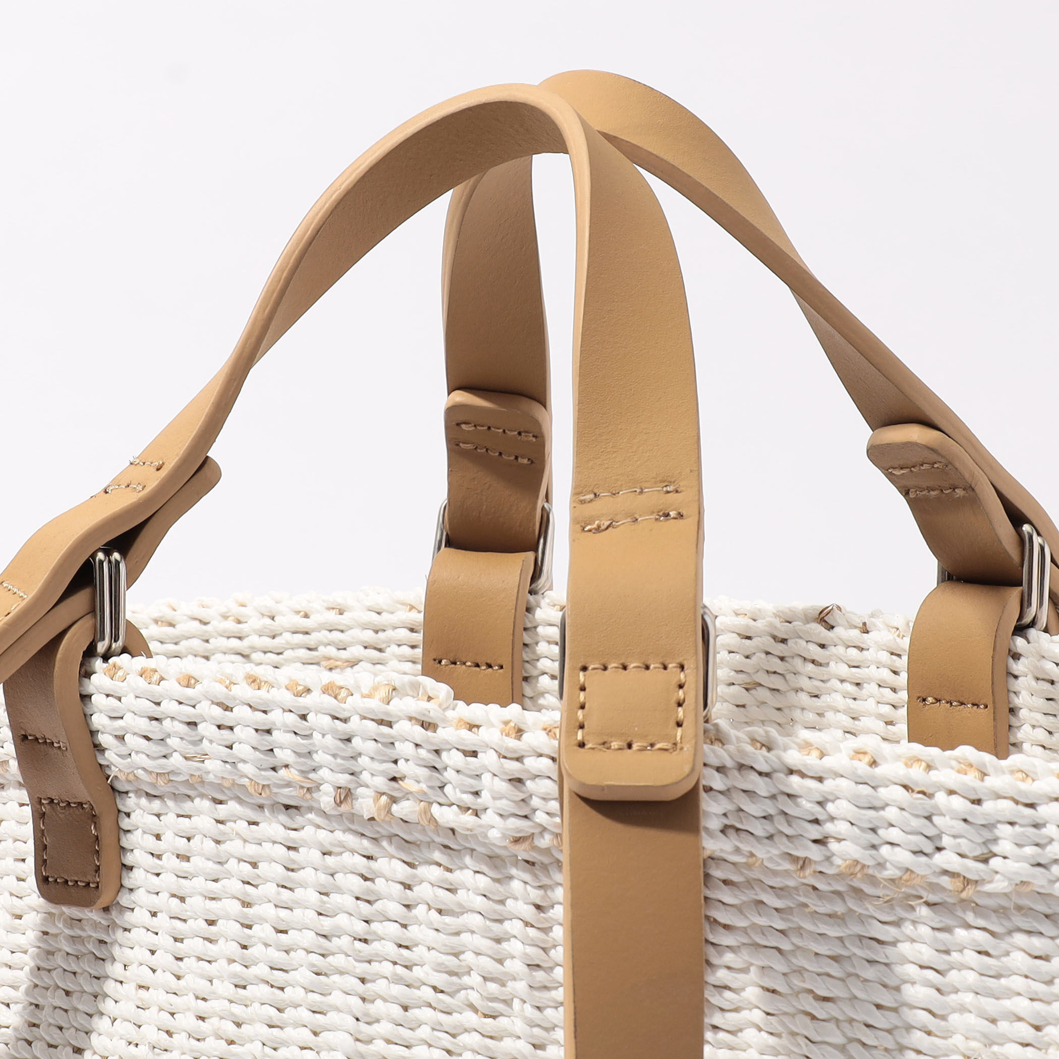 セール】 Bucket Baggage H&S Basket Large バッグ （かごバッグ