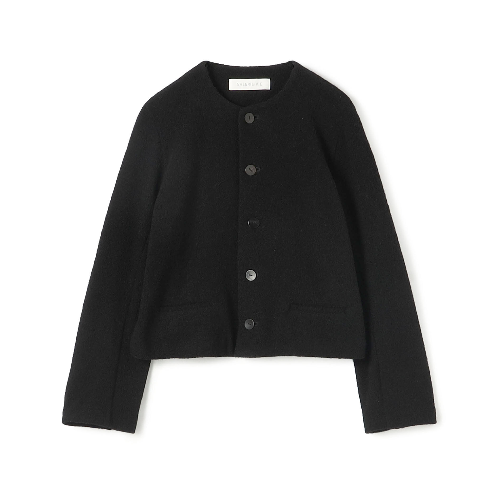 【新品】galerievieギャルリーヴィージャケットTOMORROWLAND ブラッシュドリネン ワイドジャケット（テーラードジャケット