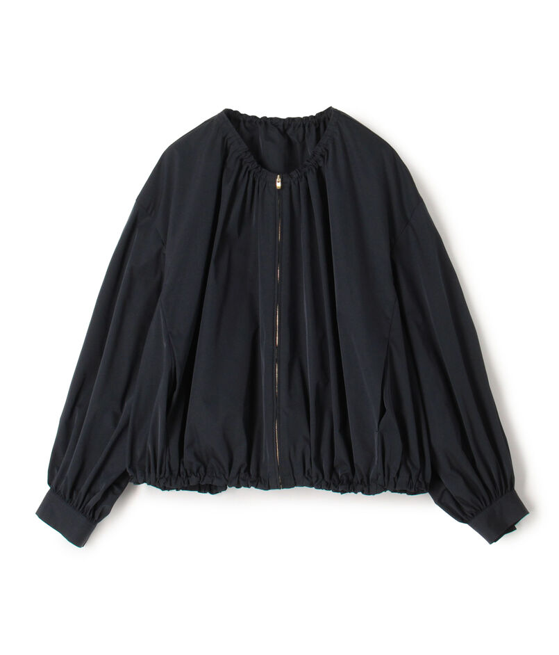 ライトパウダリータフタ ギャザーブルゾン