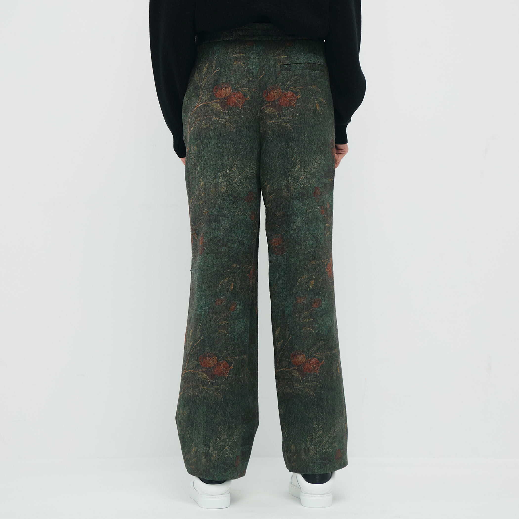 オーチャードジャカード 2タックパンツ｜トゥモローランド 公式通販