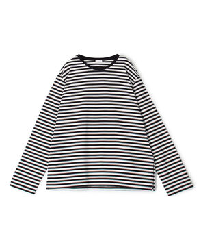 ファインコットン クルーネックプルオーバー