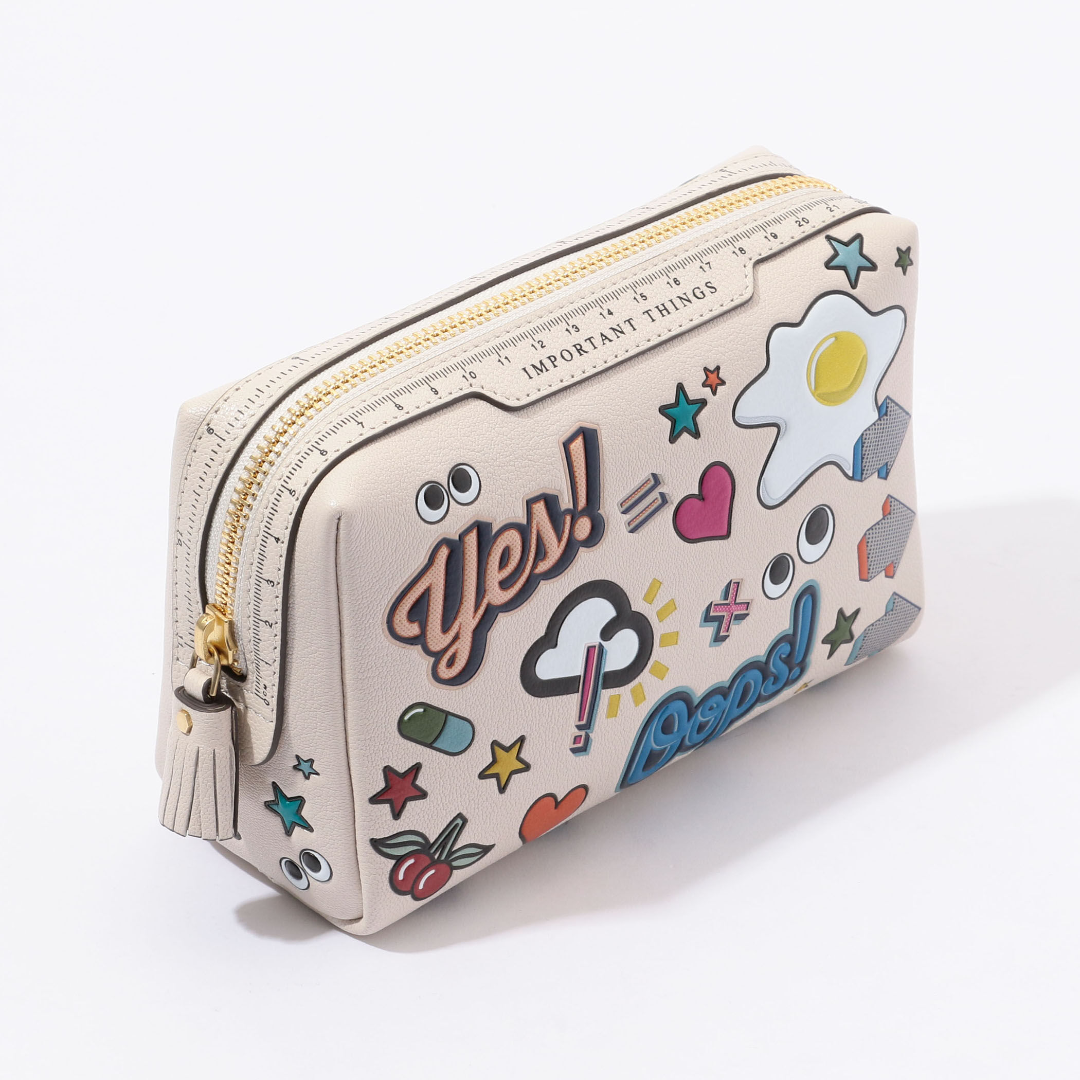 ANYA HINDMARCH IMPORTANT THINGS ポーチ｜トゥモローランド 公式サイト