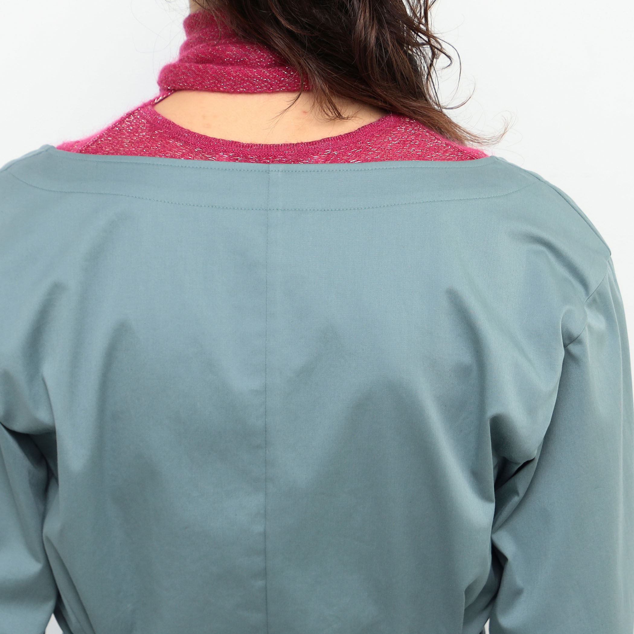 （専用2点おまとめ）TOMBOLINIジャケット、モードフルーレグレーカットソー ショールカラーノーボタンジャケット 2サイズ トップス[品番