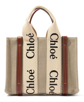 ■Chloe WOODY キャンバストートバッグ