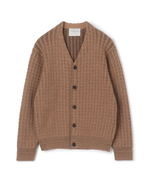 TOMORROWLAND tricot アルパカポリエステルケーブル Vネックカーディガン