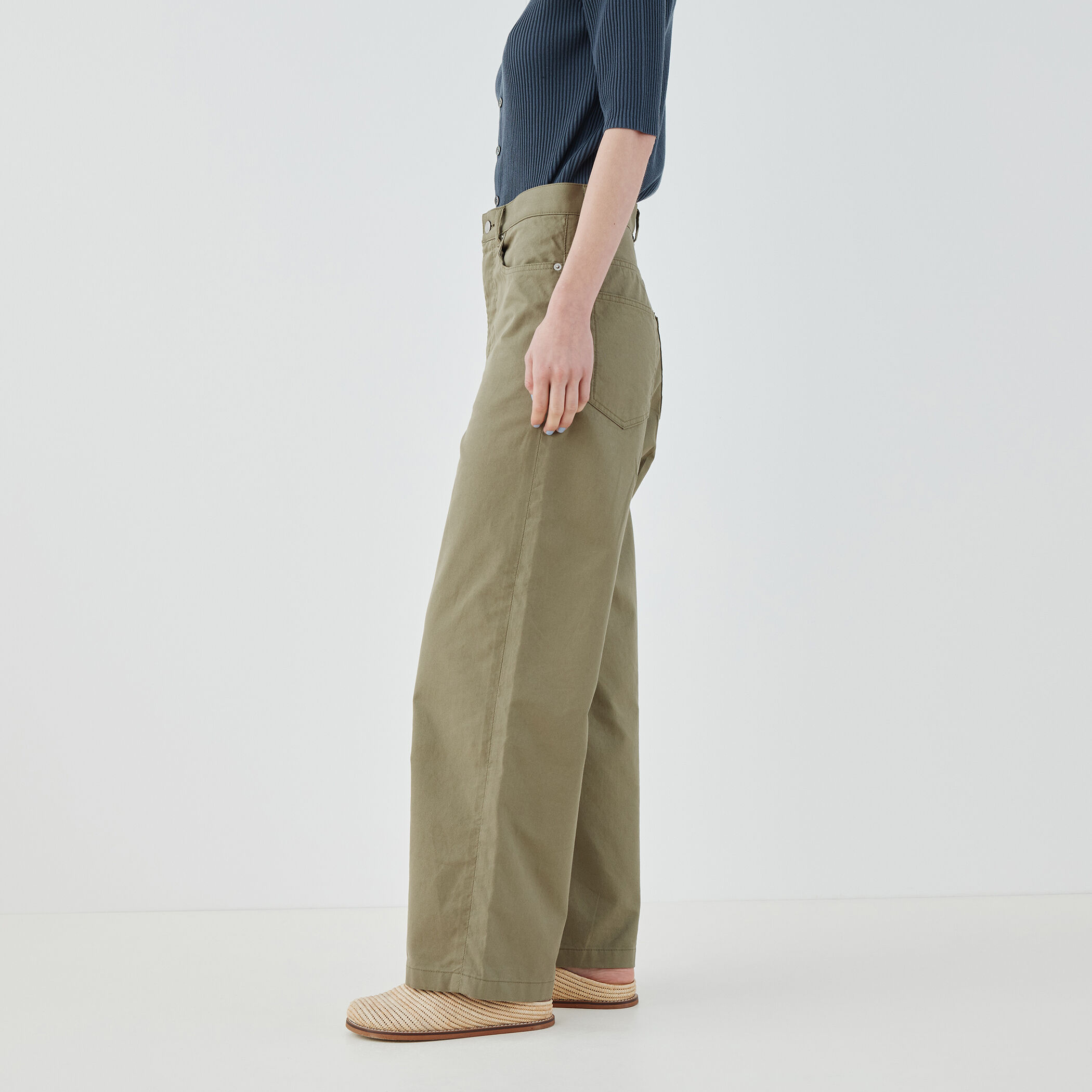 ノンマーセライズドコットン 5ポケットパンツ｜トゥモローランド 公式通販