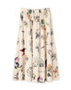 ■CABaN NEW BOTANICAL コットン ロングスカート