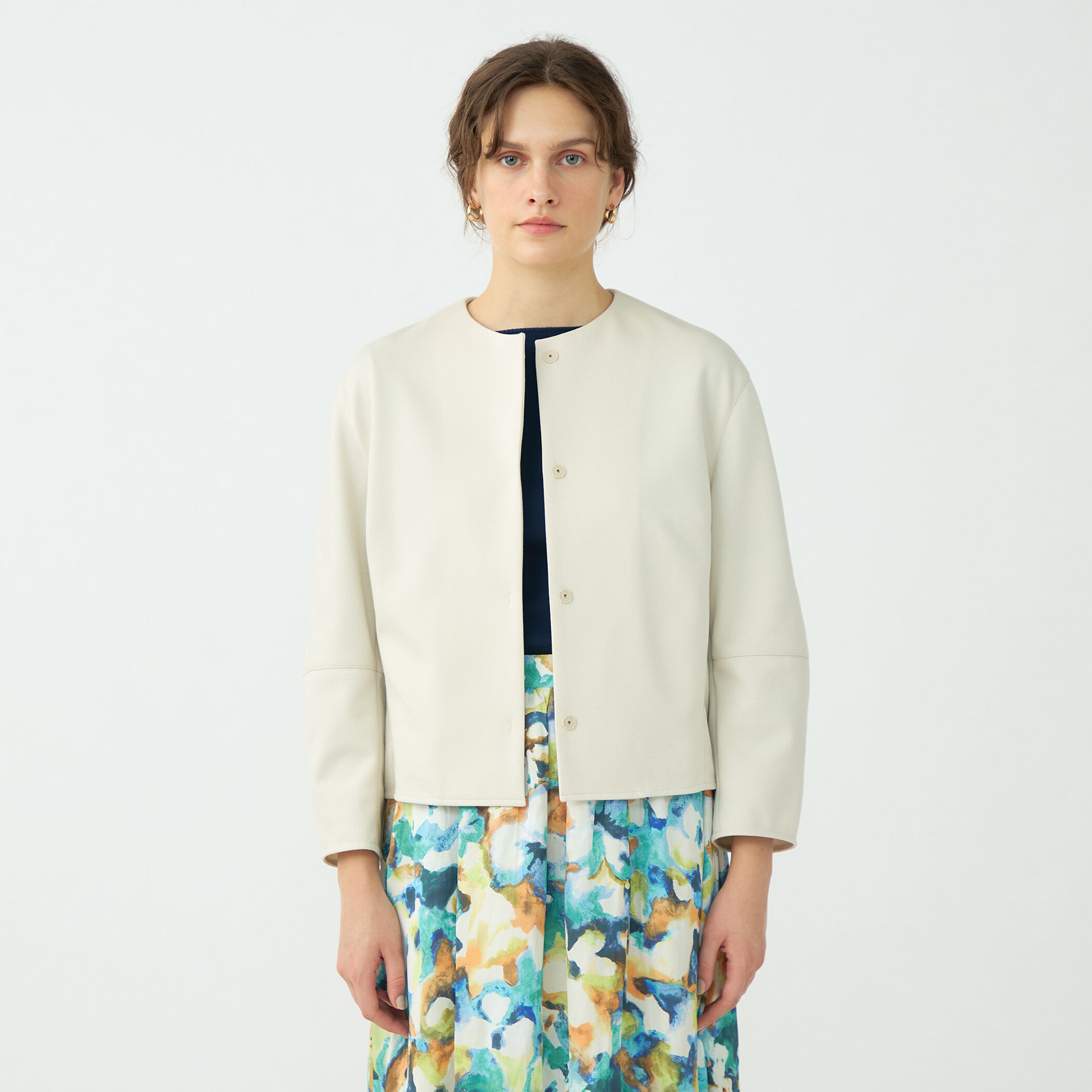 WEB先行予約】コットンアムンゼン バックペプラムジャケット