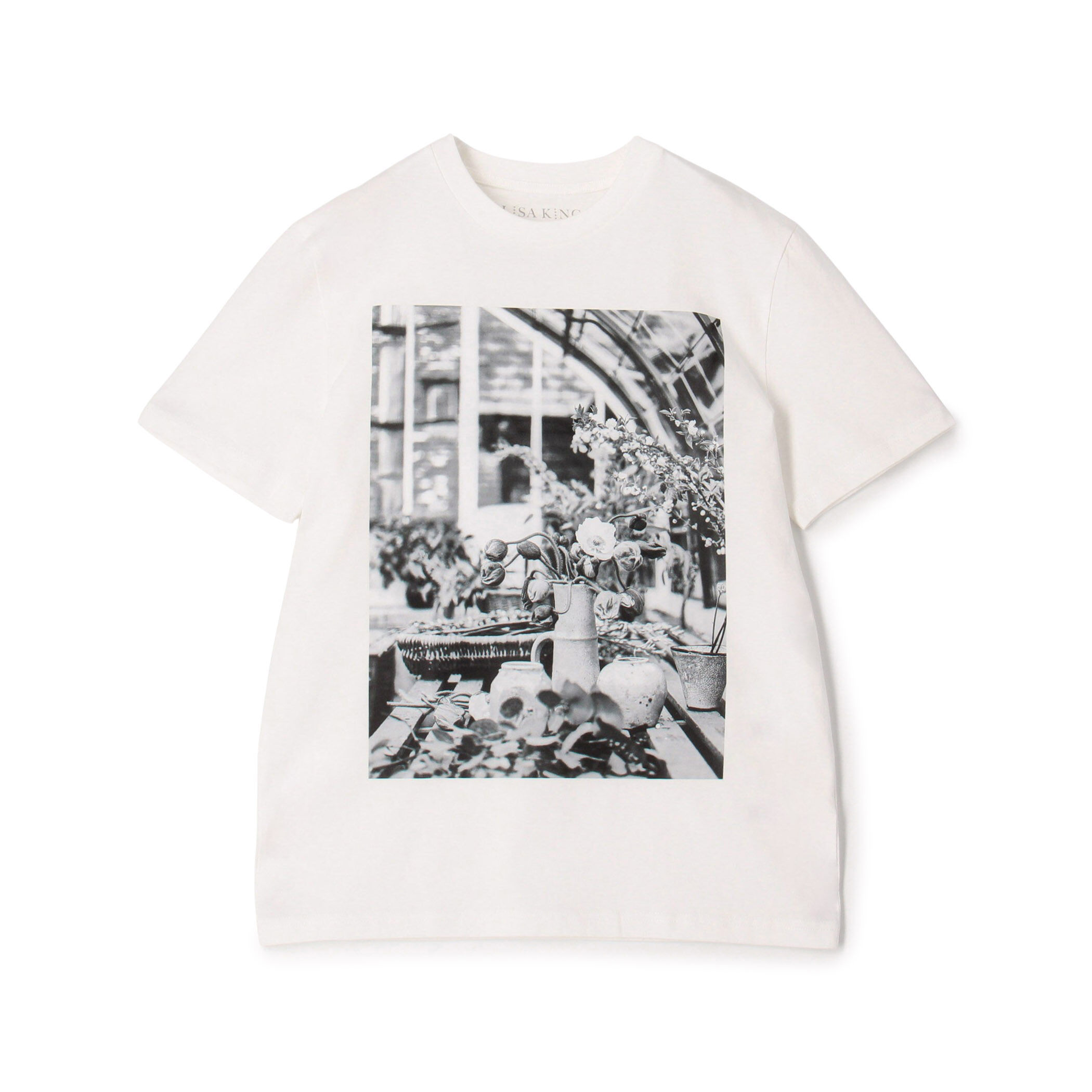 tシャツ 「別注」LISA KING  GREEN HOUSE　ハーフスリーブプルオーバー レディース 別注】LISA KING GREEN HOUSE ハーフスリーブプルオーバー