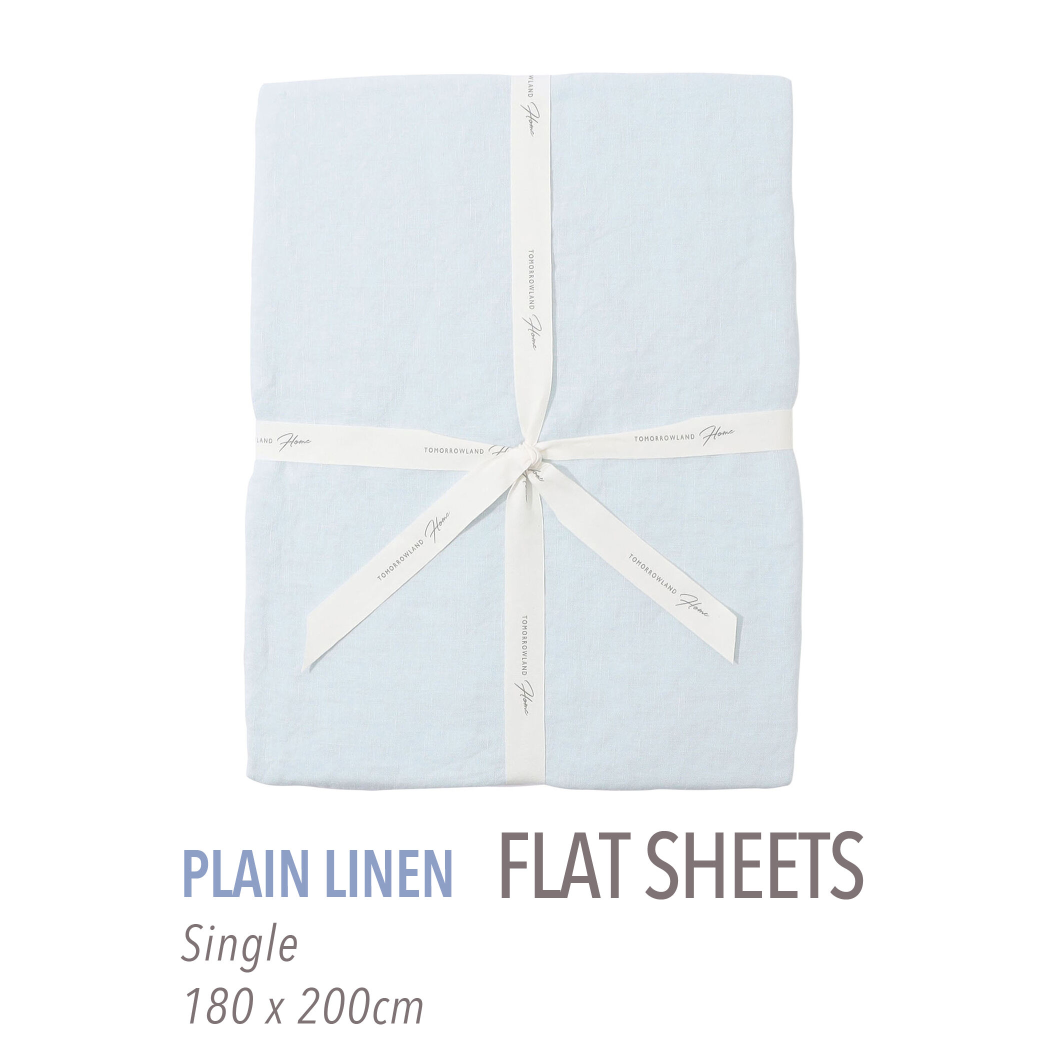 プレーンリネン フラットシーツ（シングル）｜トゥモローランド 公式通販