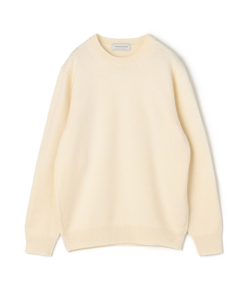 ■■■TOMORROWLAND TRICOT スーパーファインラムウール クルーネックプルオーバー