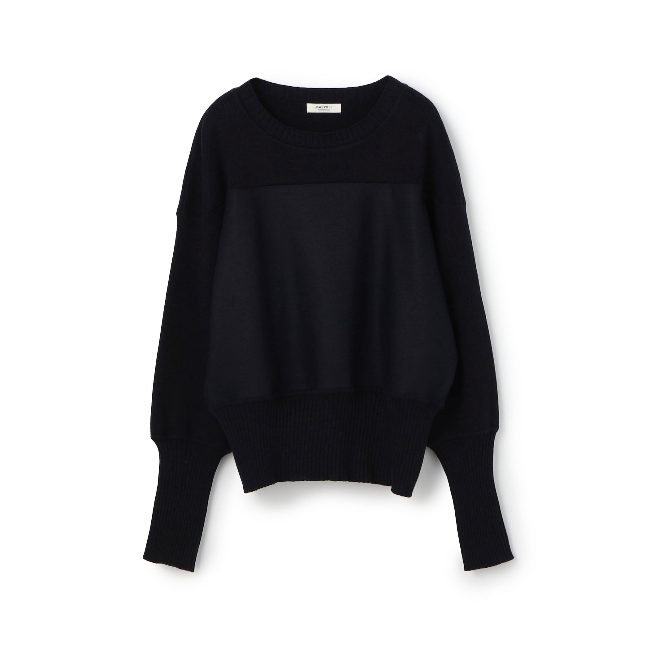 ニットコンビジャージー クルーネックプルオーバー｜トゥモローランド