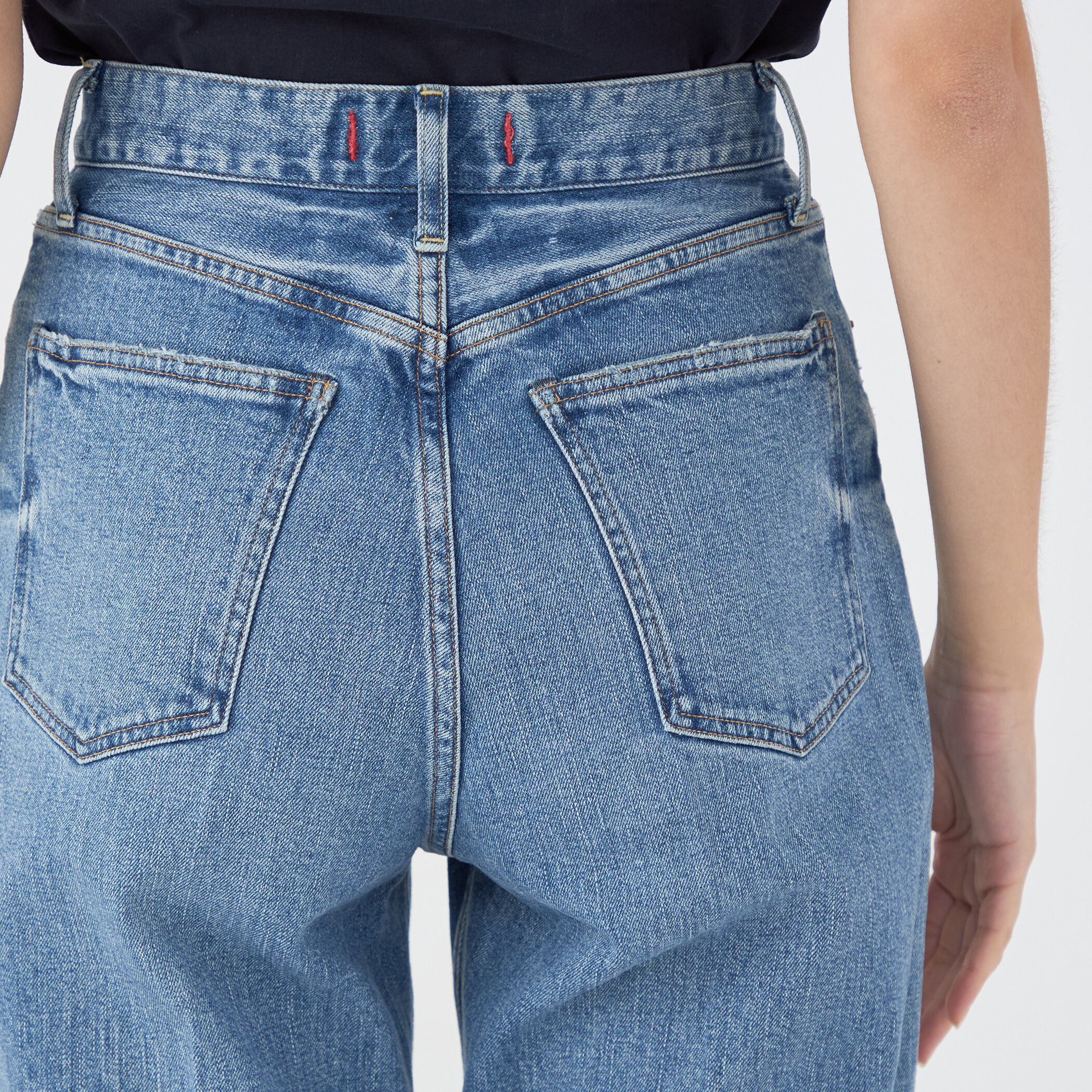 24SS✨レッドカード　トゥモローランド別注　WESTONルーズストレートデニム 別注】RED CARD TOKYO NEW WESTON デニム（デニムパンツ）｜RED CARD