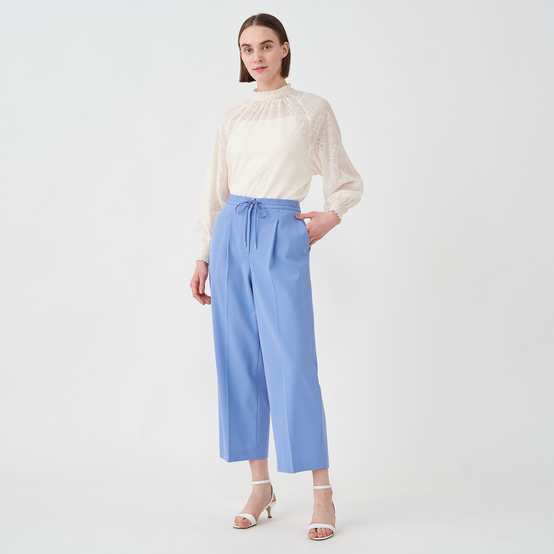 Ballsey♡プレシャスモック ドローストリングストレートパンツ BALLSEY（ボールジィ）の「プレシャスモック ドローストリング