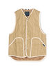 LAVENHAM STUDIO GILET ピグメントダイ バーティカルキルティングベスト