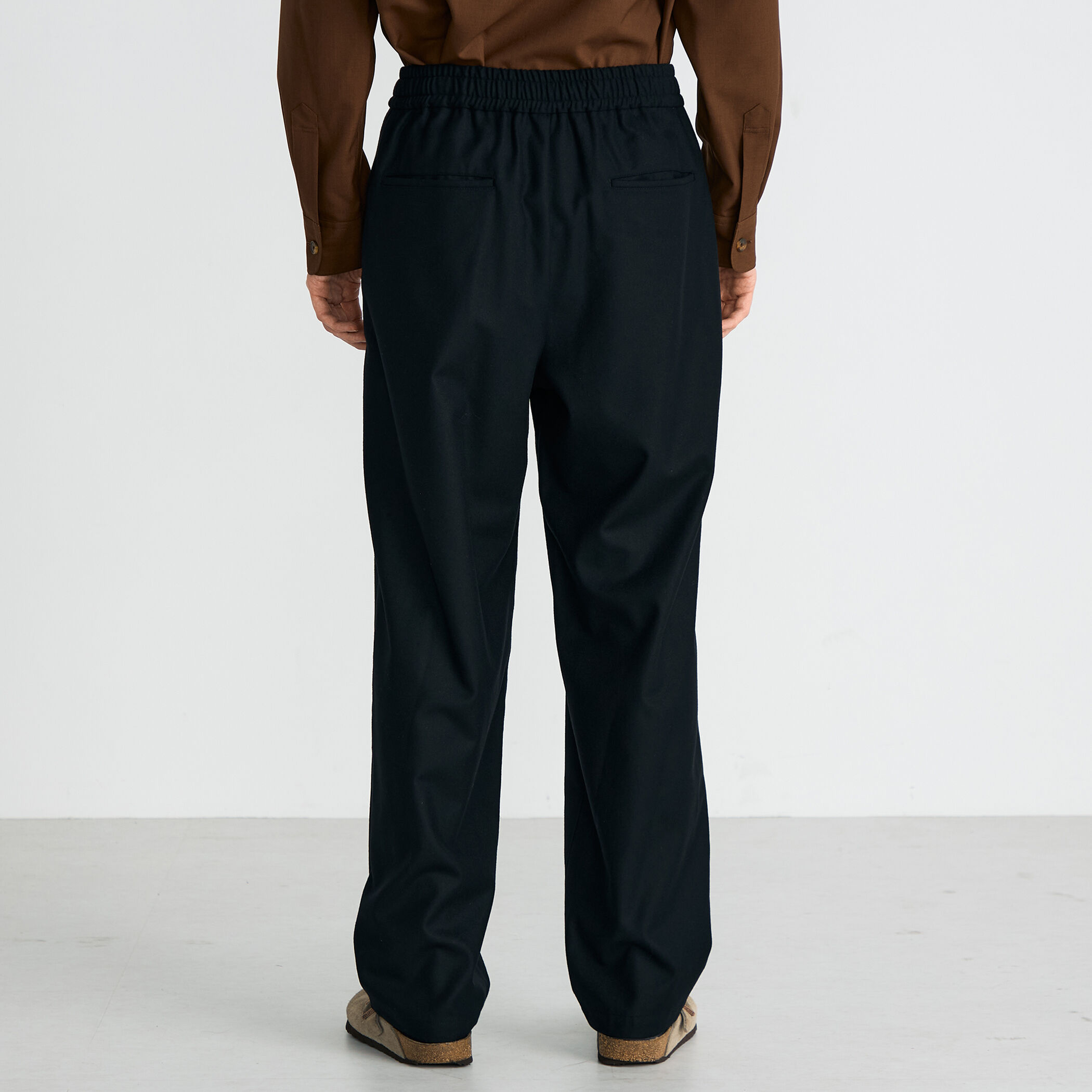 Super120's カレッジフラノ イージーパンツ｜トゥモローランド 公式通販