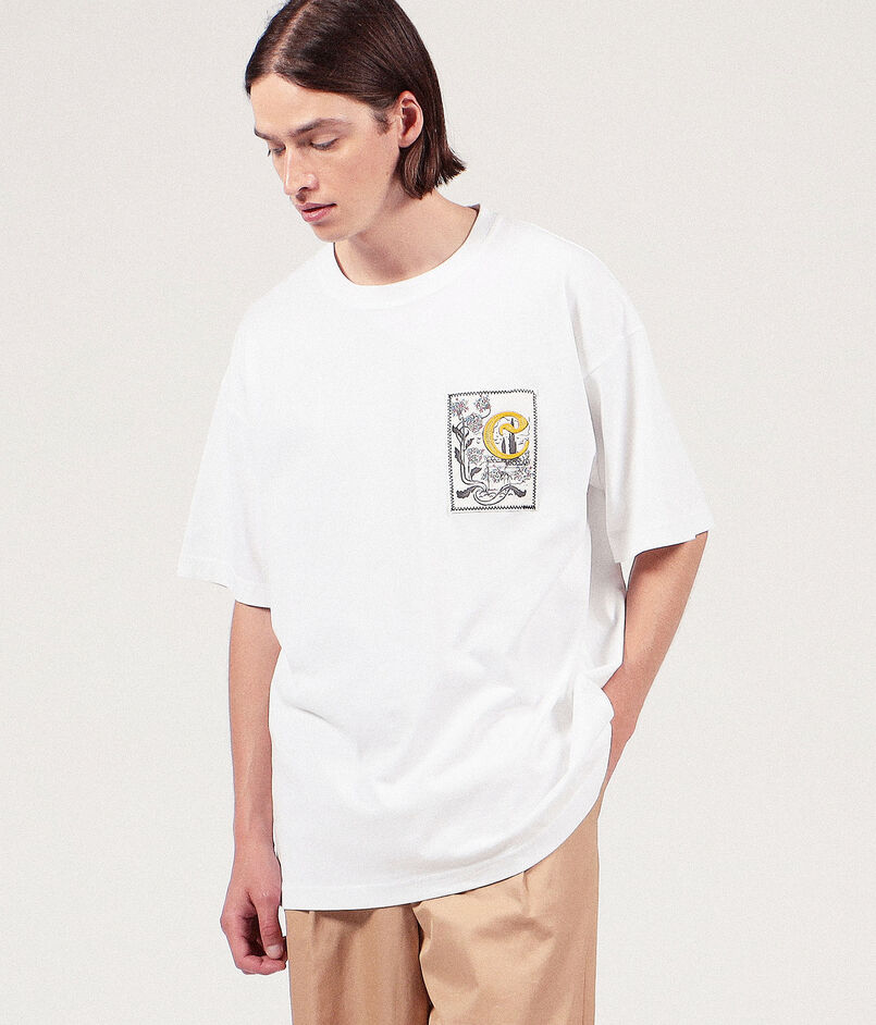 CABaN ドライスビンコットン IBIZA プリントTシャツ CABaN ドライスビンコットン IBIZA プリントTシャツ