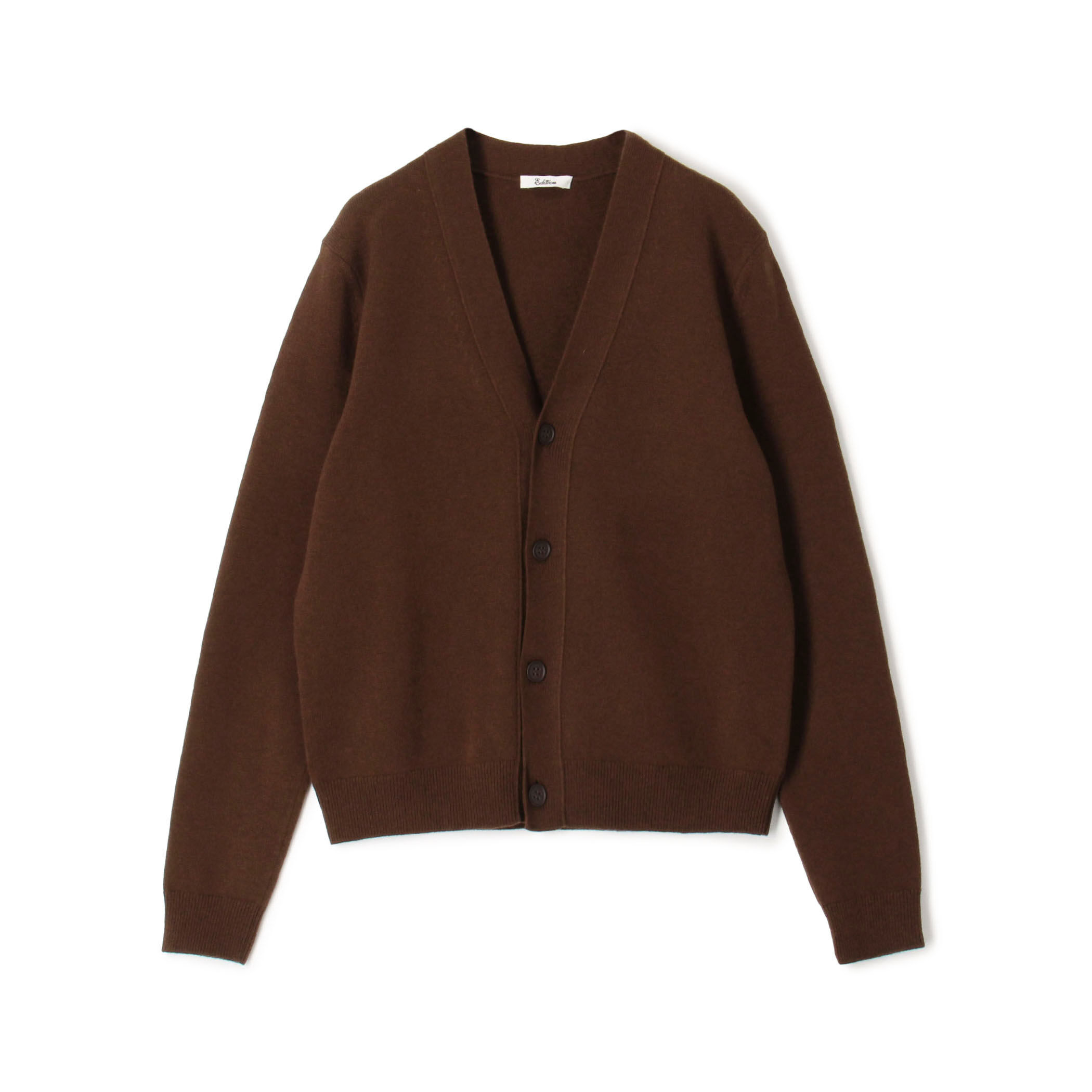 エクストラファインウール Vネックカーディガン｜トゥモローランド