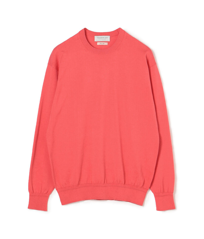 TOMORROWLAND tricot ギザコットン クルーネックプルオーバー