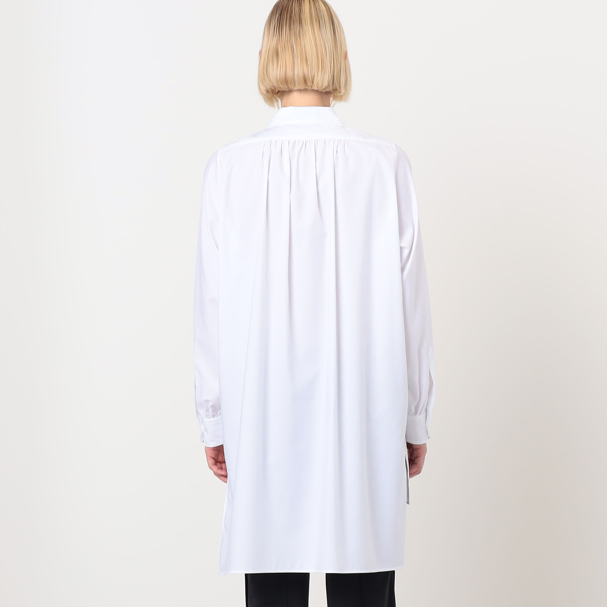 HYKE BROAD LONG SHIRT ロングシャツ｜トゥモローランド 公式サイト