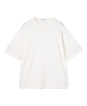 コットンシルク高密度天竺 リンガーTシャツ