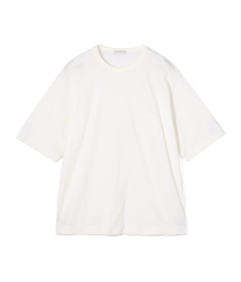 コットンシルク高密度天竺 リンガーTシャツ