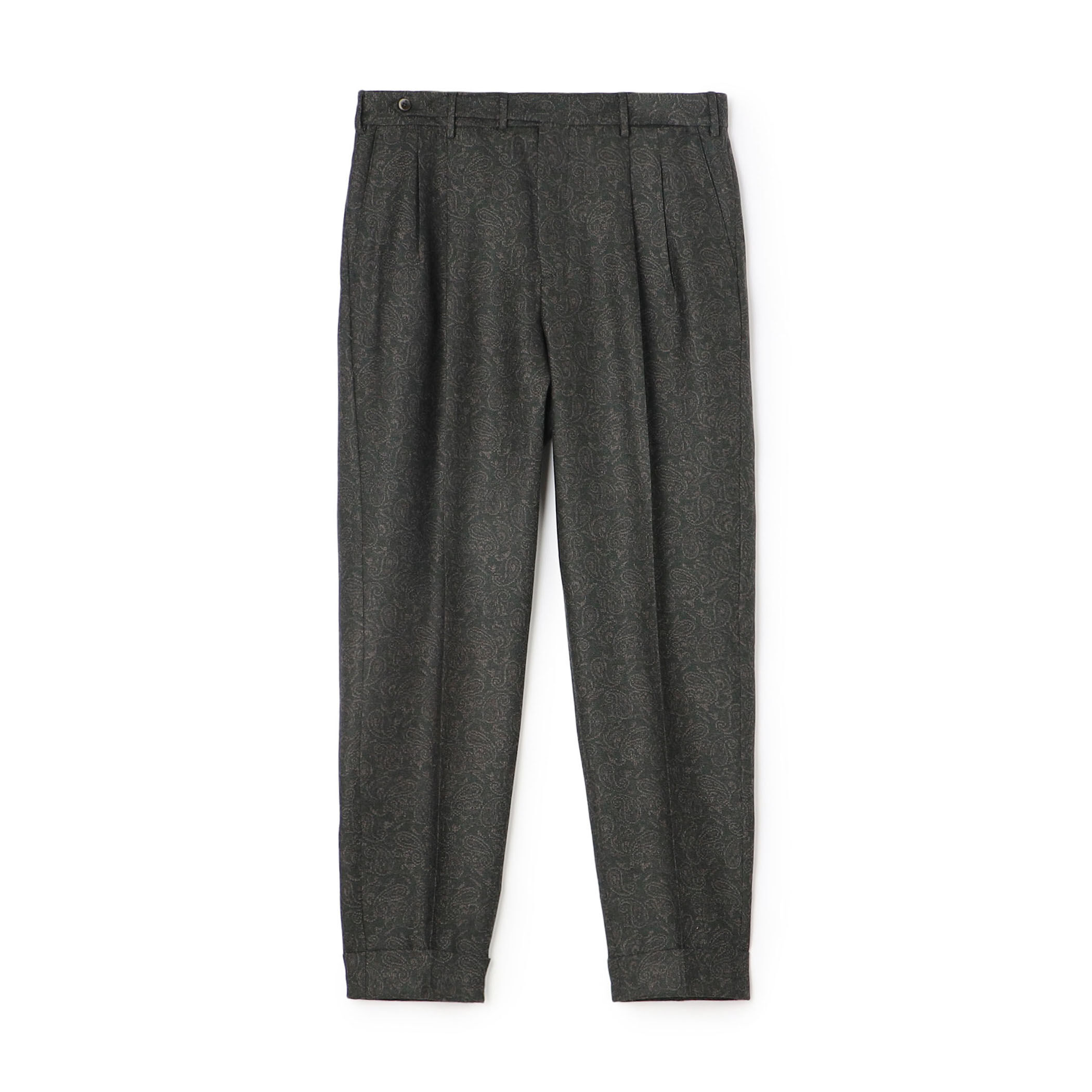 PT TORINO Carrot Fit ウール 2プリーツパンツ